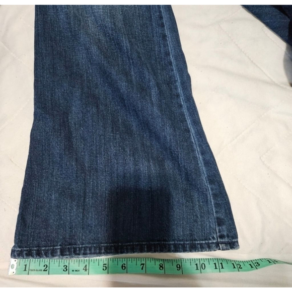 Gap Ultra Low Rise.Zip Fly Ankle Wide Leg Blue Jeans Size 10 (NEW) - Picture 11 of 11